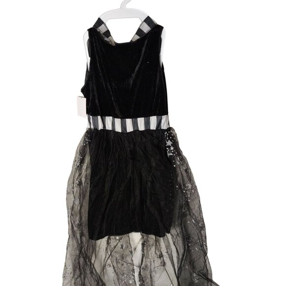 Girls Size M (7/8) Celestial Witch 4-Piece Sparkle Dress Halloween Costume - Picture 6 of 9
